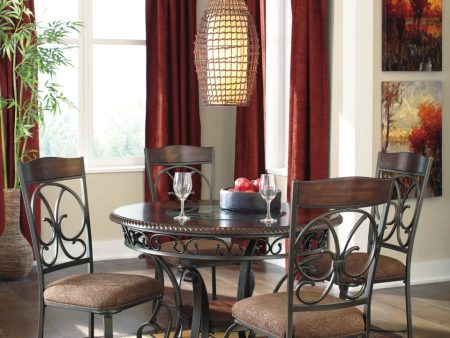 Glambrey Dining Table and 4 Chairs For Cheap