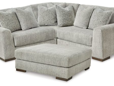 Regent Park 3-Piece Sectional with Ottoman For Cheap