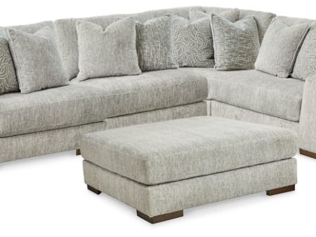 Regent Park 4-Piece Sectional with Ottoman Online now