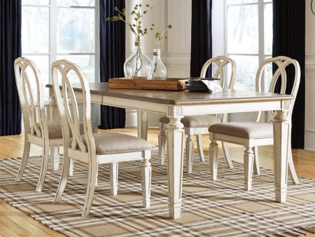 Realyn Dining Table and 4 Chairs For Cheap