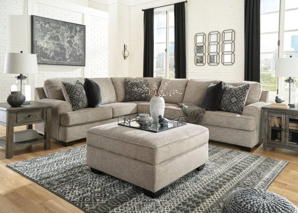 Bovarian 3-Piece Sectional with Ottoman For Cheap