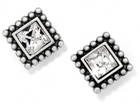 J20602 Sparkle Square Mini Post Earrings Cheap