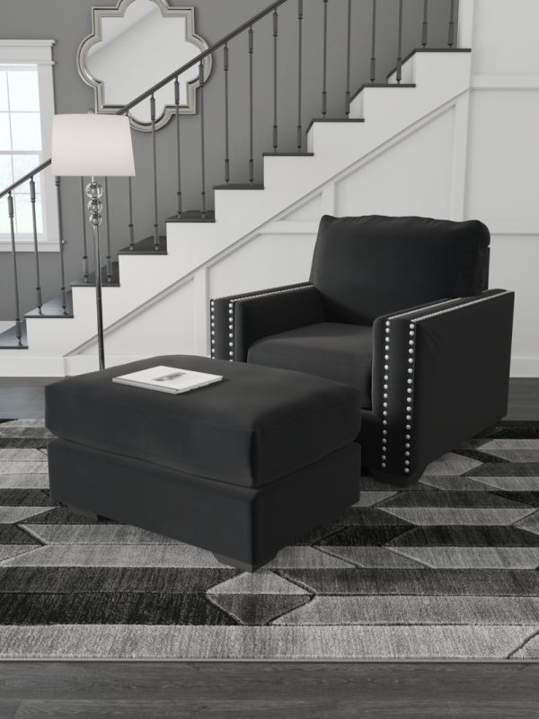 Gleston Chair and Ottoman For Discount