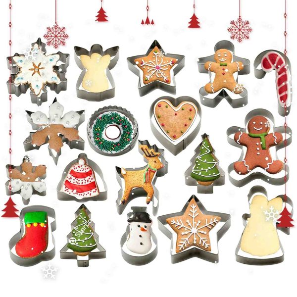 Bake Me Happy | Christmas Cookie Cutter Set of 18 Online