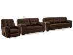 Donlen Sofa, Loveseat and Recliner Fashion