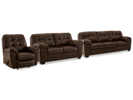 Donlen Sofa, Loveseat and Recliner Fashion