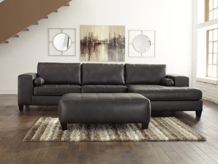 Nokomis 2-Piece Sectional with Ottoman For Discount