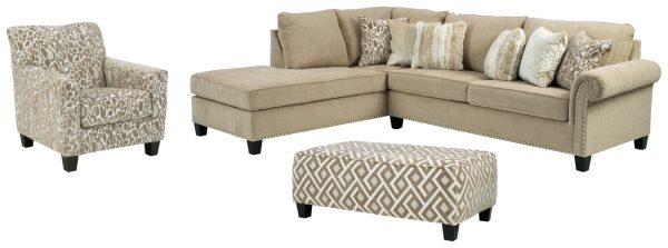 Dovemont 2-Piece Sectional with Chair and Ottoman Cheap