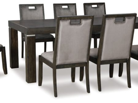 Hyndell Dining Table and 8 Chairs For Cheap