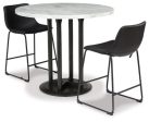 Centiar Counter Height Dining Table and 2 Barstools Online Hot Sale